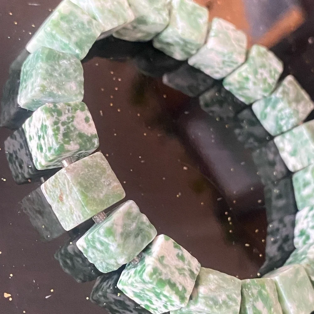 NEW MEN JADE Green Stone Bracelet for Men